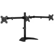 Mount-It! Adjustable Triple Monitor Stand Up to 27" Black MI-2789