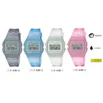 CASIO 卡西歐 經典半透明材質復古數位運動錶 F-91W F-91WM F-91WG F-91WS-4