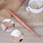 Non stick long wooden handle rolling pin dumplings fondant cake baking tool O MA