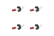 4PK Barcraft 25ml Shot Measure Pourer & Drinks/Liquor Bottle Dispenser/Stopper