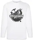 Carpentry Long Sleeve T-Shirt Joiner Carpentry Woodwork Hammer Cabinet Maker