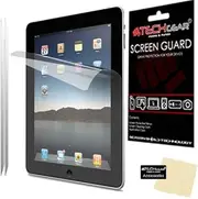 TECHGEAR [2 Pack] Screen Protectors for iPad 4 iPad 3 & iPad 2 - Clear Screen Protector Guard Covers with Cloth & App Card - for 2nd, 3rd & 4th Generation iPad