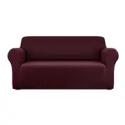 3 Seater Artiss Sofa Cover Couch Covers Stretch Burgundy