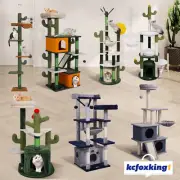 Petscene Cat Tree Scratcher Scratching Post Activity Playground Climbing Tower