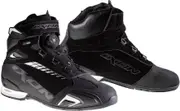 Ixon Bull WP Motorcycle Shoes, black-white, Size 40 for Men Black White