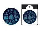 Christmas XMAS Theme Image Nail Art Template BP-01