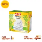 Glad Force Flex 100 Trash Bags, 13 Gallon Can