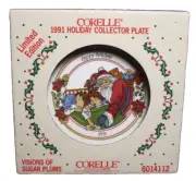 1991 Holiday Collectors CORELLE Christmas Plate VISIONS OF SUGAR PLUMS #6014112