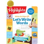WRITE-ON WIPE-OFF LET'S WRITE WORDS(線裝)/HIGHLIGHTS LEARNING WRITE-ON WIPE-OFF FUN TO LEARN ACTIVITY BOOKS 【禮筑外文書店】