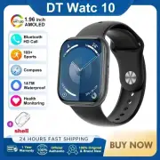 2025New for Apple DT Watch 10 Smart Watch Men HD AMOLED 32GB Memory Music 3D Sur