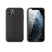 [NB-PHC-I12-PRO-BK] NewBee Silicone Shockproof Black Case Cover for iPhone 12 Pro with Lens Protection