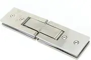 Glass Door Hinge,Bathroom Clamp,Pivot Hinges,180 Degree Glass Door Hinge, 304 Stainless Steel Shower Glass Doors Hinge, Bathroom Long Strip Door Clamp