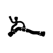 Gates Upper Radiator Hose for BMW 5 Series E60 520i 2.2L 2.5L 3.0L