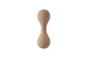 mushie Silicone Baby Shaker Rattle Toy Ages 3+ Months Natural