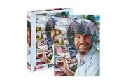 500pc Aquarius Bob Ross Afro 35x48cm Jigsaw Puzzle Kids Children Family Game 14+