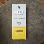 IT Cosmetics Hello Sunshine Invisible Face Serum Suncreen SPF 50 1.69 oz