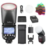V1S USA V1 SU Round Head Flash for Sony TTL Hot Shoe Flash 2.4G X Wireless HS...