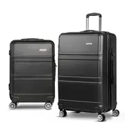 Wanderlite 2pc Luggage Trolley Set Suitcase Travel