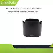 EW-83F Plastic Lens Hood Bayonet Lens Shade For EF 24-70mm f/2.8L USM Lens