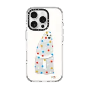 iPhone 16 Pro Clear Case MagSafe Compatible Holiday Spirit Tree