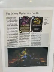 Hearthstone: Rastakan’s Rumble Video Game Preview Magazine Article Print Ad