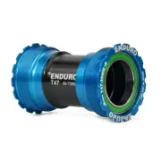Enduro T47 Angular Contact Bottom Bracket for 68mm Shell and bb30 Cranks Blue