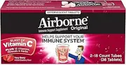 Very Berry Effervescent Tablets 1000mg of Vitamin C 2-Pack, 36 Count Each (72 Tablets Totally)