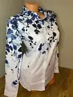 Blue Ivy Hobo womens button up blouse top m NWT
