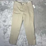 BROOKS BROTHERS Men Clark Lightweight Advantage Chino Pant - 31x30 Sand Khaki