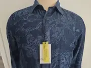 ROBERT GRAHAM FLOWER THROWER MEN'S CLASSIC Fit CASUAL SHIRT SIZE M