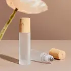 Frosted Glass Empty Bottle Roller Ball Massager Perfume Oil Cream