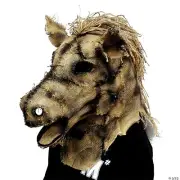 Adults Scarecrow ; Horse Mask
