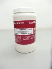 AMACO LM Series Matt Liquid Glazes LM-10 Non-Toxic 1 Pint Cone 05 New