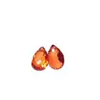 Natural Padparadscha Faceted Sapphires | 0.56cts | Orange | Briolette | 2 ea |