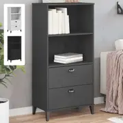 Bookcase Storage Rack Display Cabinet Bookshelf Bedroom Engineered Wood vidaXL