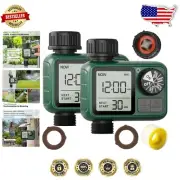 Programmable Garden Water Timer Set - 2 Pcs Automatic Irrigation Solution