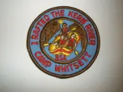 Camp Whitsett; I Rafted the Kern River award patch; WLACC