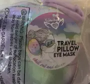 Travel Pillow Eye Mask Multi Colored