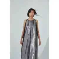 在飛比找momo購物網優惠-【UUIN】UUIN _ 銀外罩黑紗洋裝(女裝 正式場合洋裝