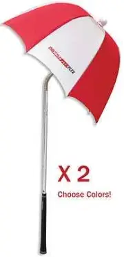 2X DrizzleStik Flex Golf Bag Umbrella Club Rain Cover Accessories Drizzle Stick
