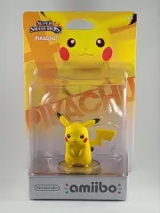 Pikachu Pokemon Amiibo Figure (Nintendo Switch, Wii U, New 3DS) *NEW* 2014 Smash