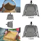 Mesh Metal Agricultural Sieve 37x44cm for Sifting Corn Kernels Multipurpose