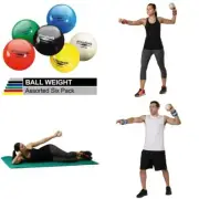 TheraBand Soft Weight, 4.5" Diameter Hand Held Ball Shaped Isotonic...