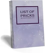 Snblzhef 1PCS Blood Sugar Log, Blood Sugar Tracker, Diabetes Journal Blood Sugar Log for Man/Women