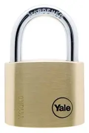 YALE SOLID BRASS PADLOCK 25 Y110/25/115/1
