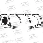 Redback Cat Conv Bolt On to suit Magna Te/Tf 4/6Cyl - C5628