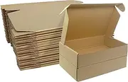 C5 A5 Size Corrugated Cardboard Shipping Boxes, 230x160x50mm (9"x6.3"x2") Small Parcel Boxes, Packaging Mailing Boxes for Business, Posting, Small Packet Shipping, Storing or Gift(Pack of 25)