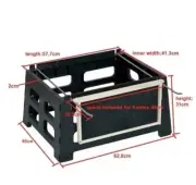 Combo of Beehive Stand & Bee Hive Mesh Base with Draw for 8 Frame Beehive