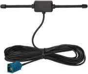 Bingfu Car Stereo AM FM Dipole Antenna Hidden Adhesive Mount Fakra Z for Audi VW