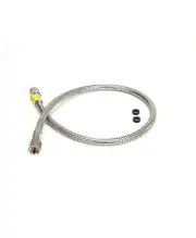 T&S Brass Flexible Stainless Steel Hose, 36 Length, 7/16 I 013E-36H - Free